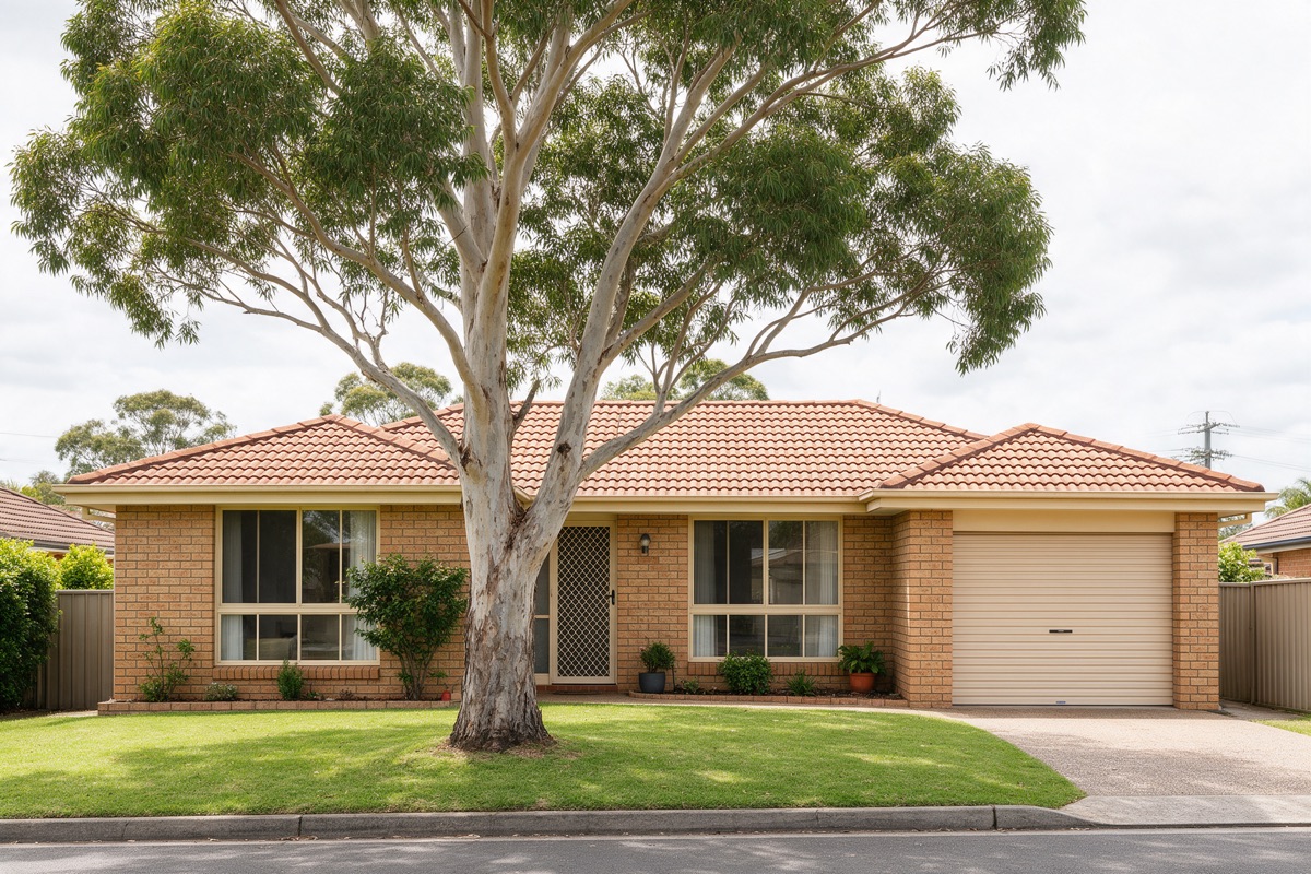 AI-generated sample photo of a home exterior, not this property.