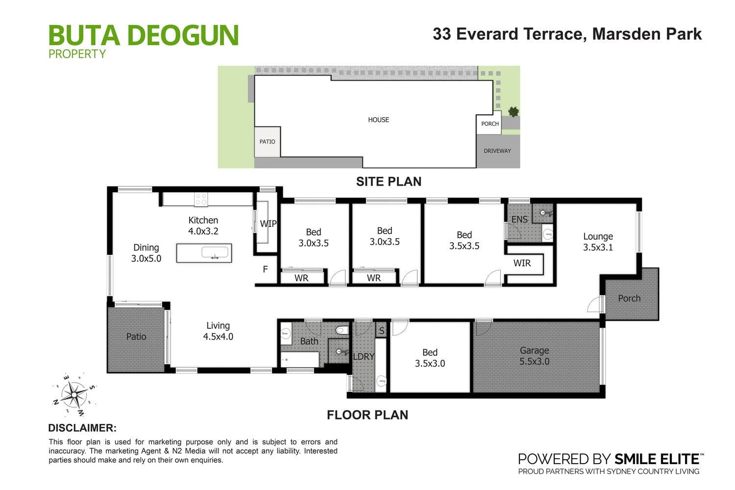 Floorplan 1 for 33 Everard Terrace, Marsden Park NSW 2765