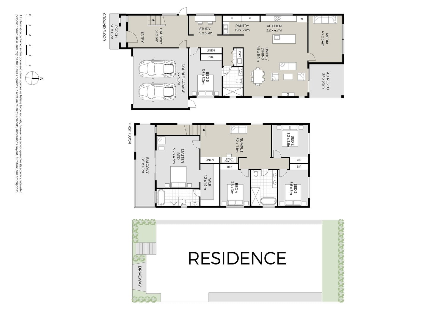 Floorplan 1 for 18 Treefern Street, MARSDEN PARK NSW 2765