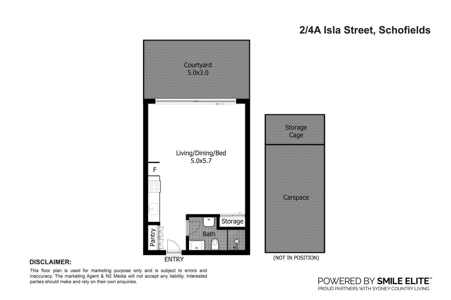 Floorplan 1 for 2/4A Isla Street, Schofields NSW 2762