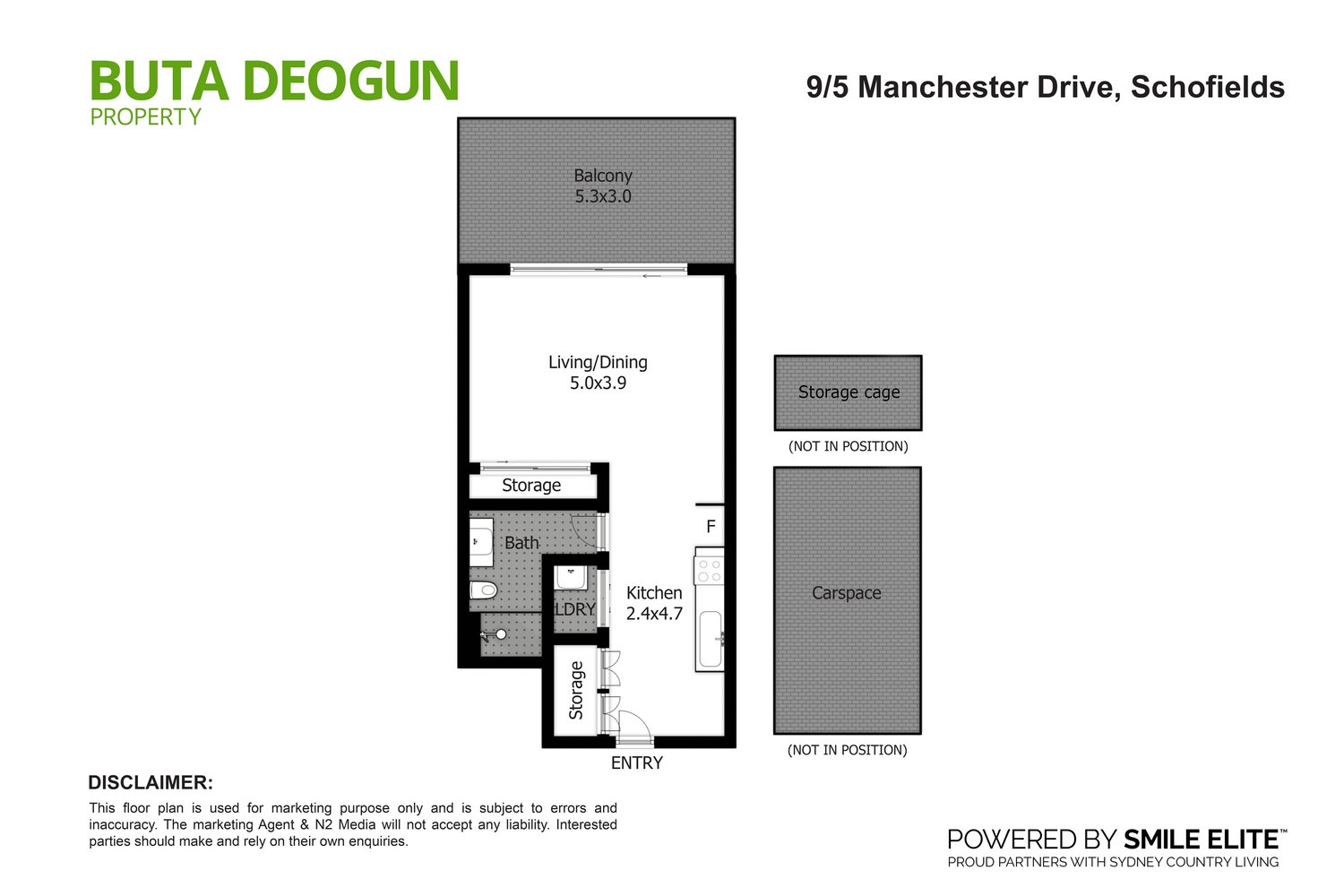 Floorplan 1 for 9/5 Manchester Drive, Schofields NSW 2762