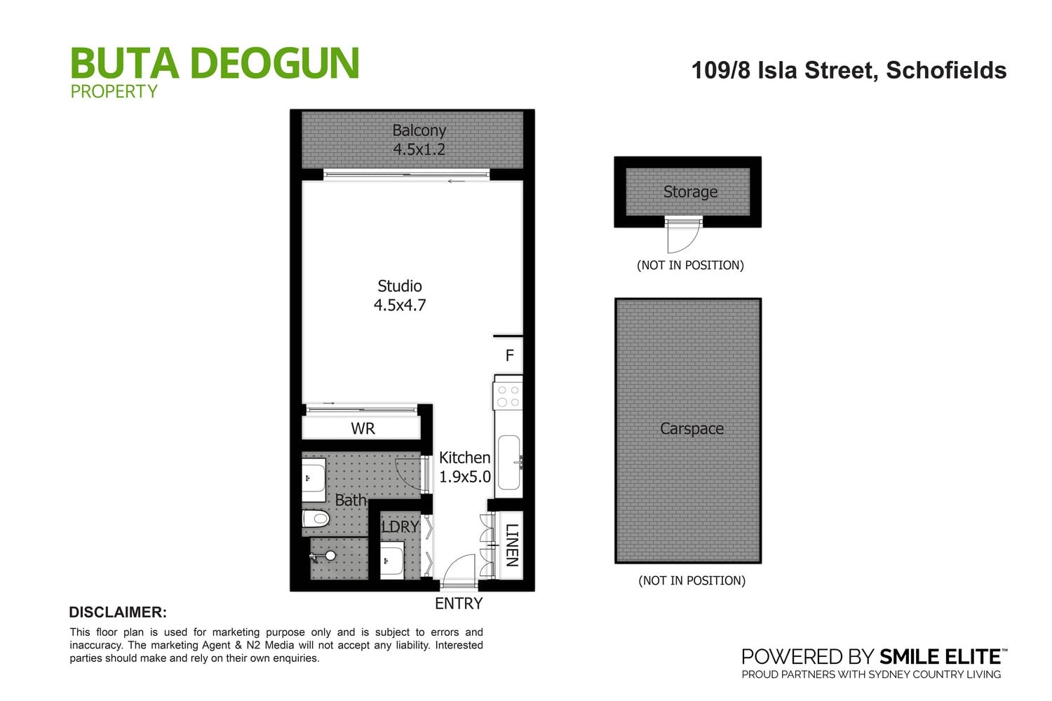 Floorplan 1 for 109/8 Isla Street, Schofields NSW 2762